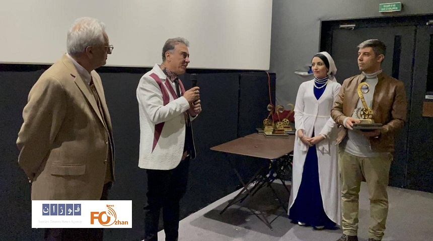 مراسم اکران «زنی با ارابه چوبی»در پاریس برگزار شد