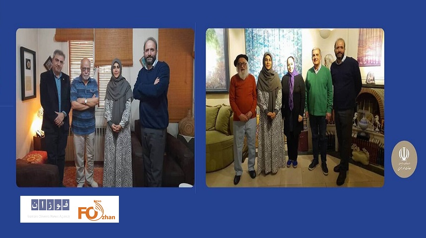 معاون امور هنری وزارت فرهنگ به دیدار اکبر زنجانپور و حسین محجوبی رفت