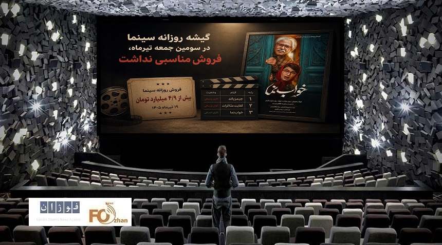 گیشه روزانه سینما در سومین جمعه تیرماه، فروش مناسبی نداشت