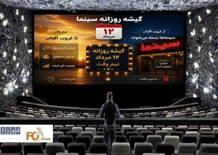 گیشه روزانه سینما دومین دوشنبه مرداد، به صورت نیمه وقت سپری شد