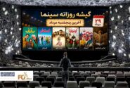 گیشه روزانه سینما در آخرین پنجشنبه مرداد، فروش متوسطی داشت